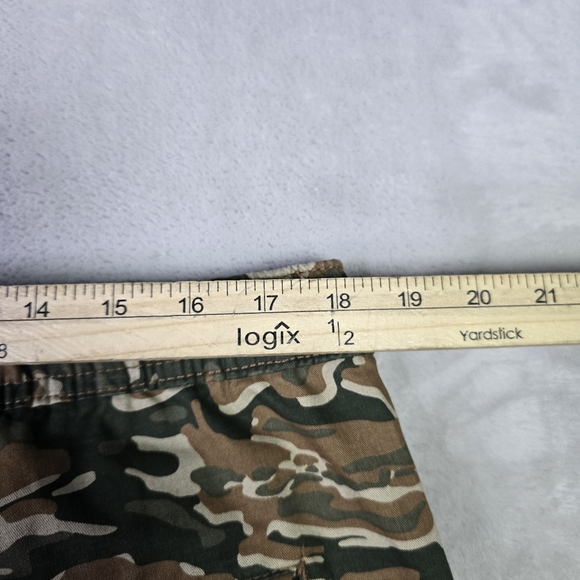 Sears Roebuck & Co Vintage Men’s Camo Jogger Pants Elastic Waist Band Sz Lg - Picture 4 of 9